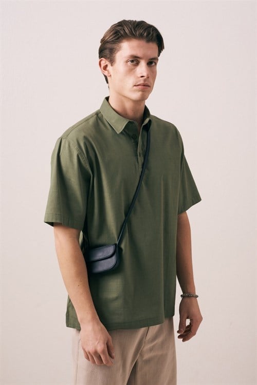Wholesale Mens Green Polo T-Shirt