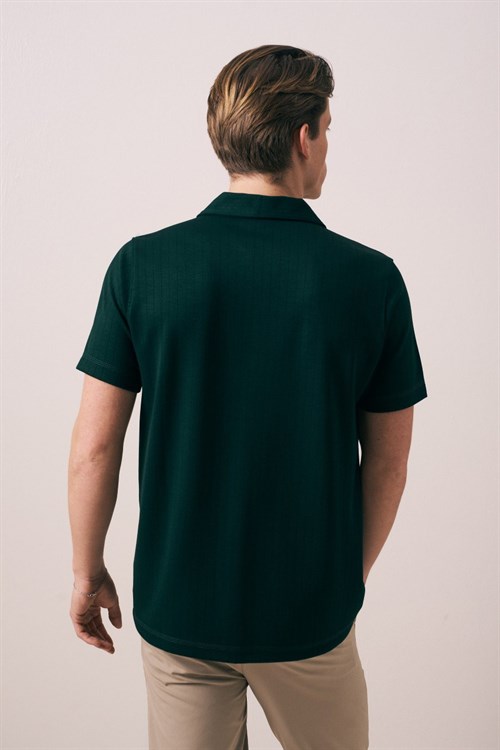 Wholesale Mens Green Polo T-Shirt