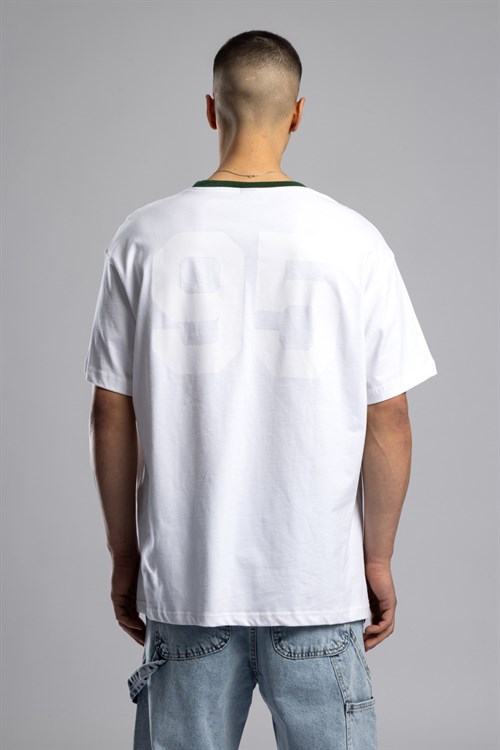 Wholesale Mens Green Printed T-shirt