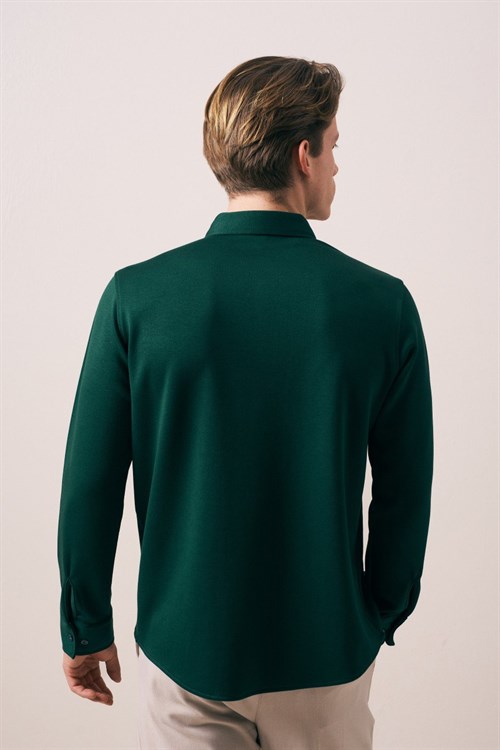 Wholesale Mens Green Shirt