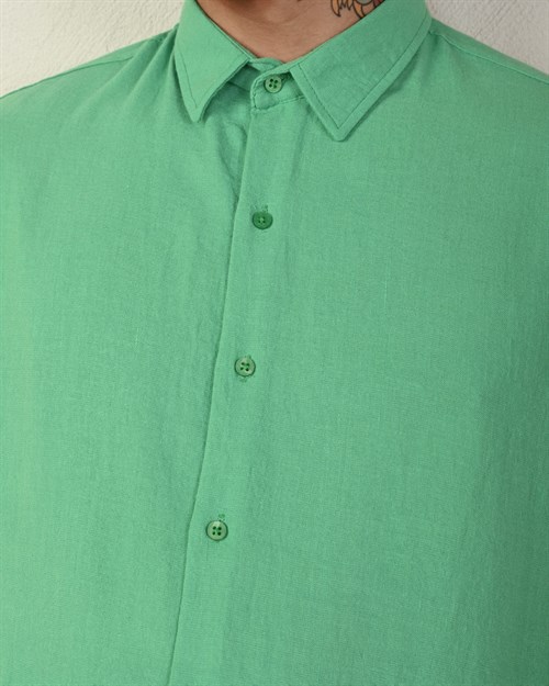 Wholesale Mens Green Shirt