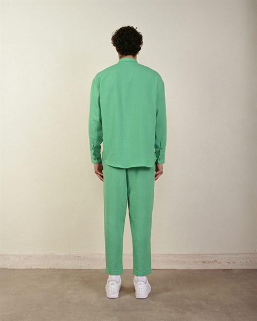 Wholesale Mens Green Shirt