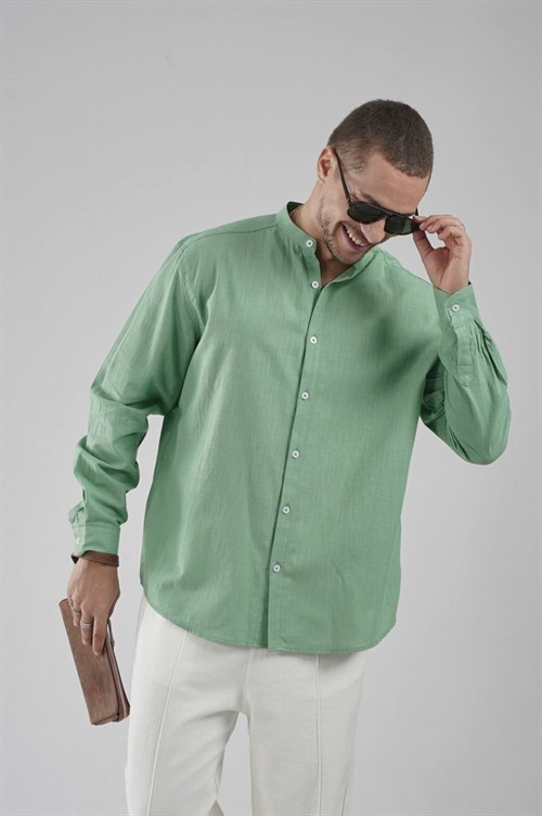 Wholesale Mens Green Shirt