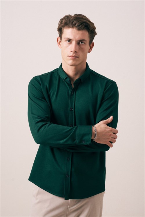 Wholesale Mens Green Shirt