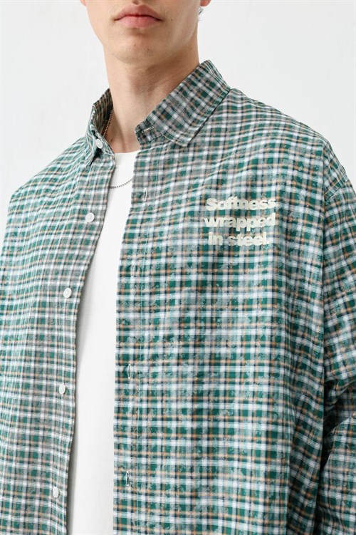 Wholesale Mens Green Shirt