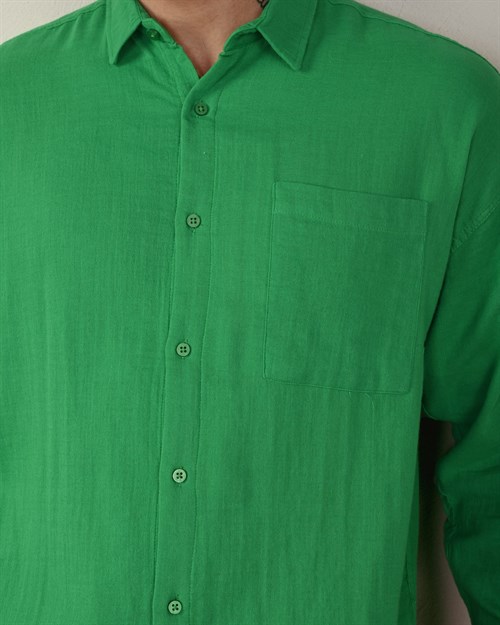 Wholesale Mens Green Shirt