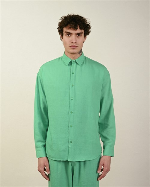 Wholesale Mens Green Shirt