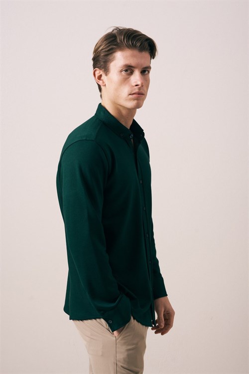 Wholesale Mens Green Shirt