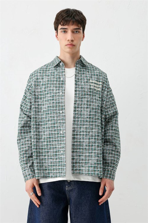 Wholesale Mens Green Shirt