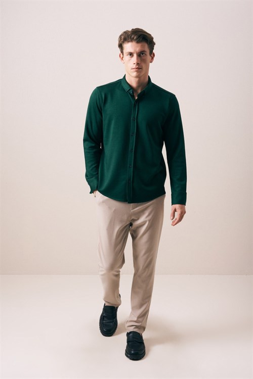 Wholesale Mens Green Shirt