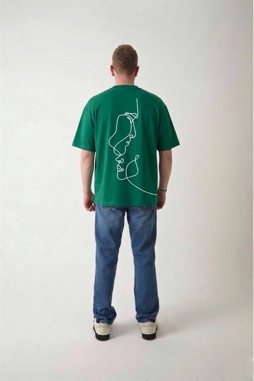Wholesale Mens Green T-Shirt 
