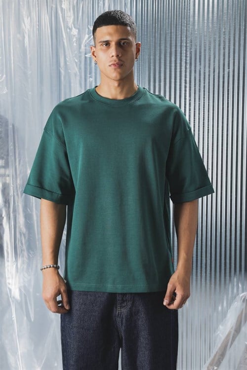 Wholesale Mens Green T-Shirt 