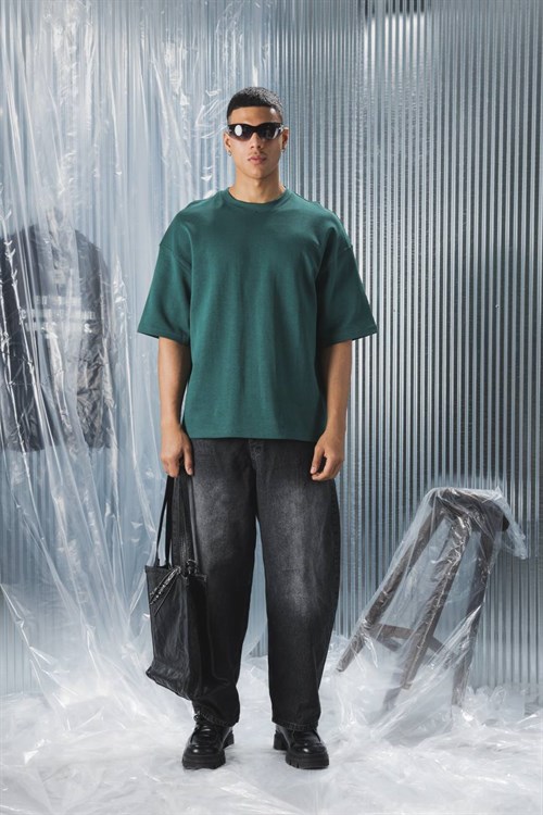 Wholesale Mens Green T-Shirt 