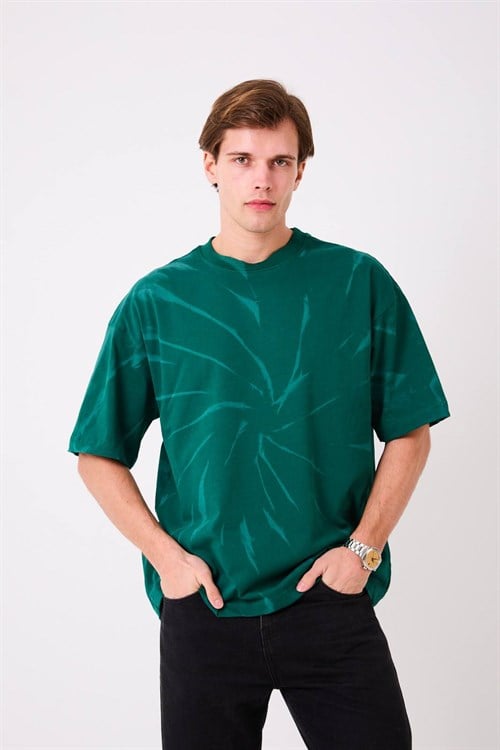 Wholesale Mens Green T-Shirt 