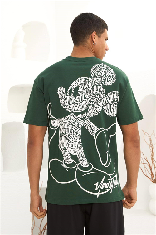Wholesale Mens Green T-Shirt