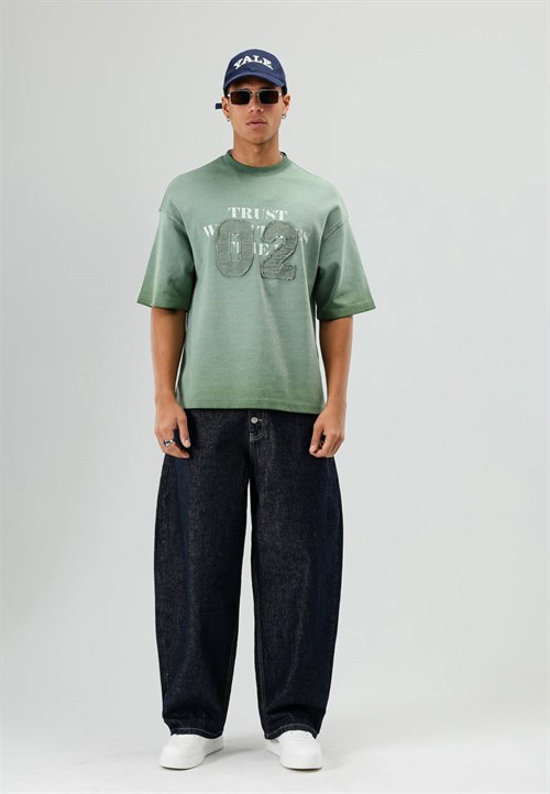 Wholesale Mens Green T-Shirt
