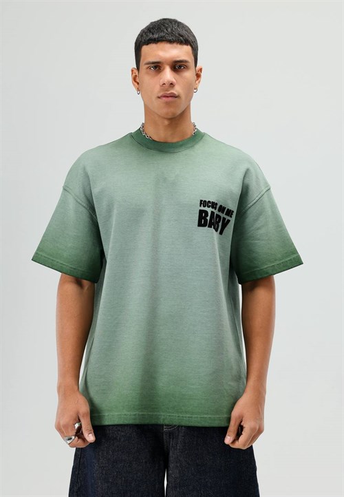 Wholesale Mens Green T-Shirt