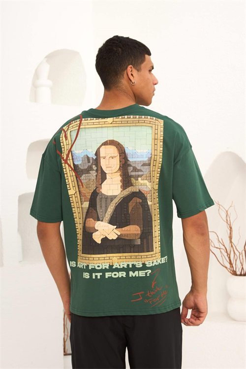 Wholesale Mens Green T-Shirt
