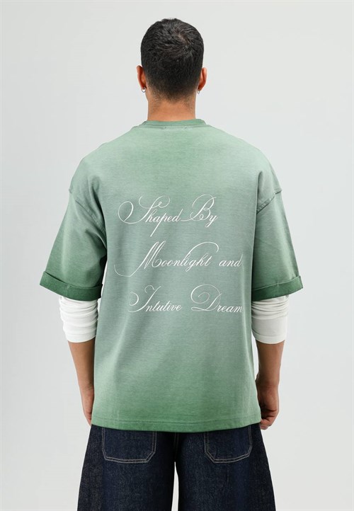 Wholesale Mens Green T-Shirt
