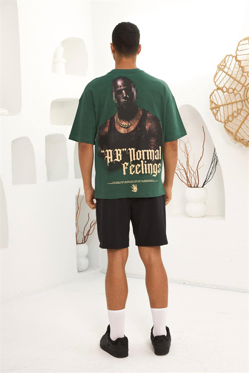 Wholesale Mens Green T-Shirt