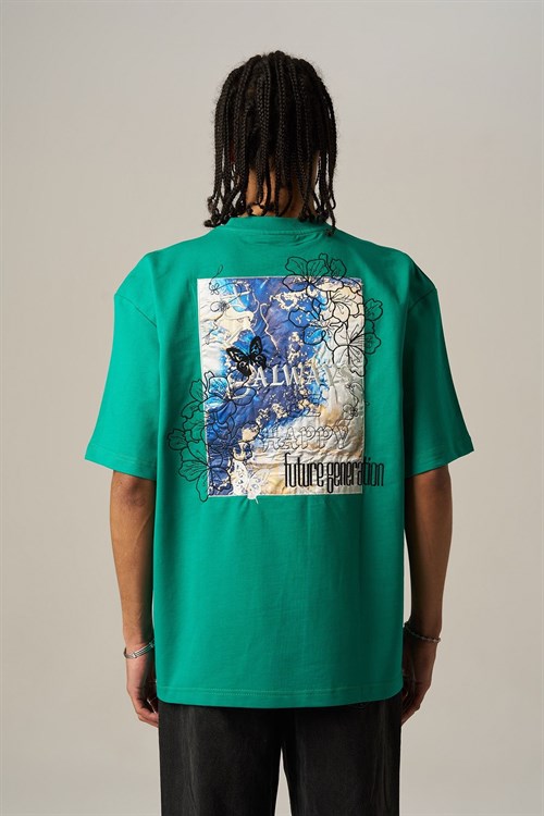 Wholesale Mens Green T-Shirt