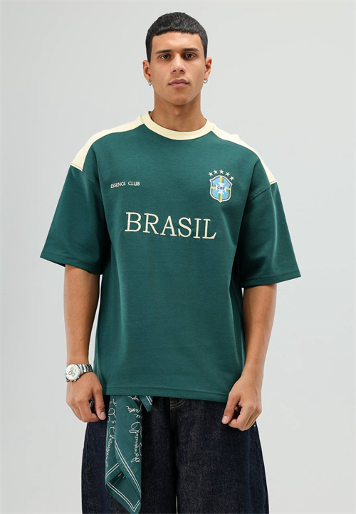 Wholesale Mens Green T-Shirt