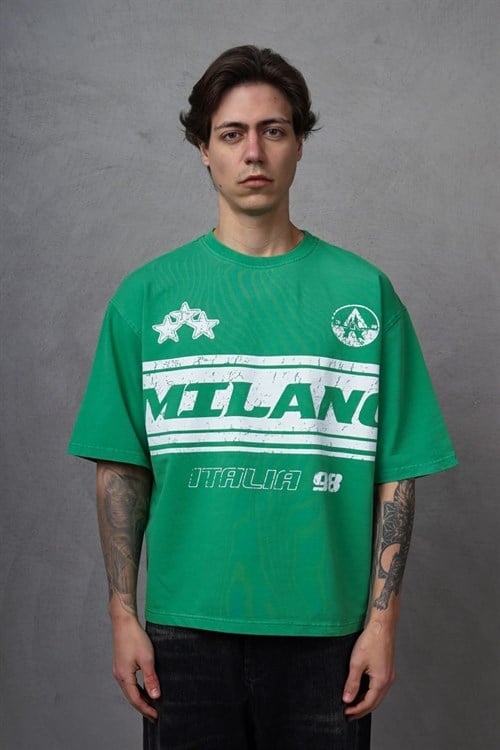 Wholesale Mens Green T-Shirt