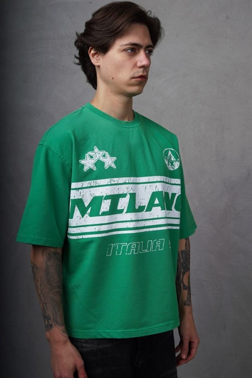 Wholesale Mens Green T-Shirt