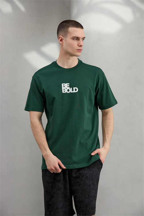 Wholesale Mens Green T-Shirt