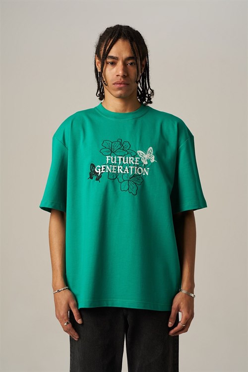 Wholesale Mens Green T-Shirt