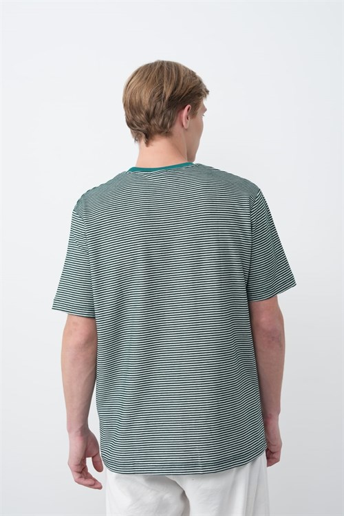 Wholesale Mens Green T-Shirt