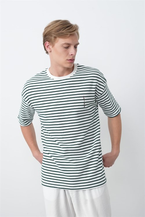 Wholesale Mens Green T-Shirt