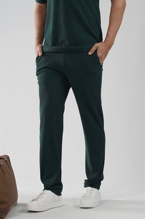 Wholesale Mens Green T-Shirt and Pants Set