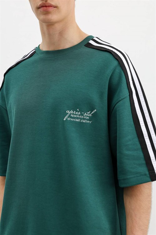 Wholesale Mens Green T-Shirt and Pants Set