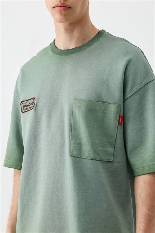 Wholesale Mens Green T-Shirt