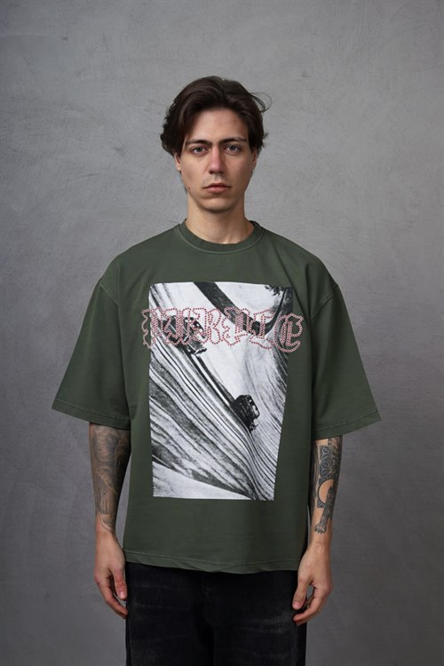 Wholesale Mens Green T-Shirt