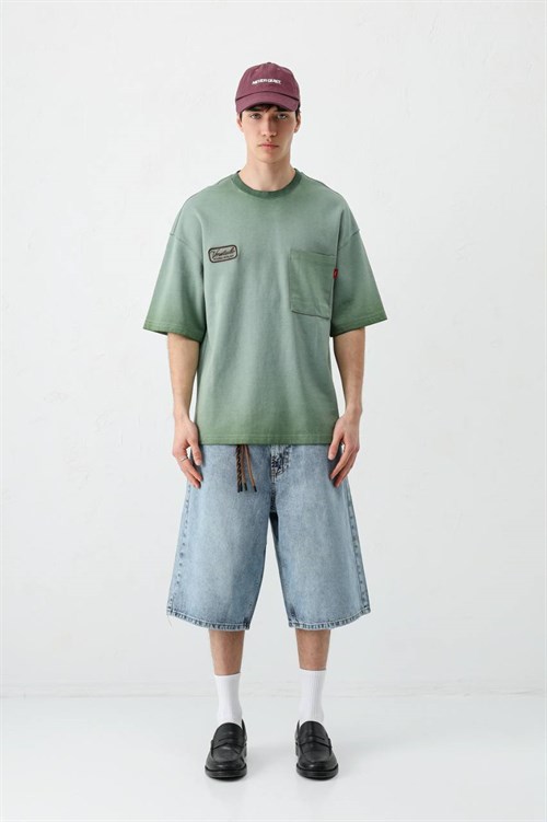 Wholesale Mens Green T-Shirt