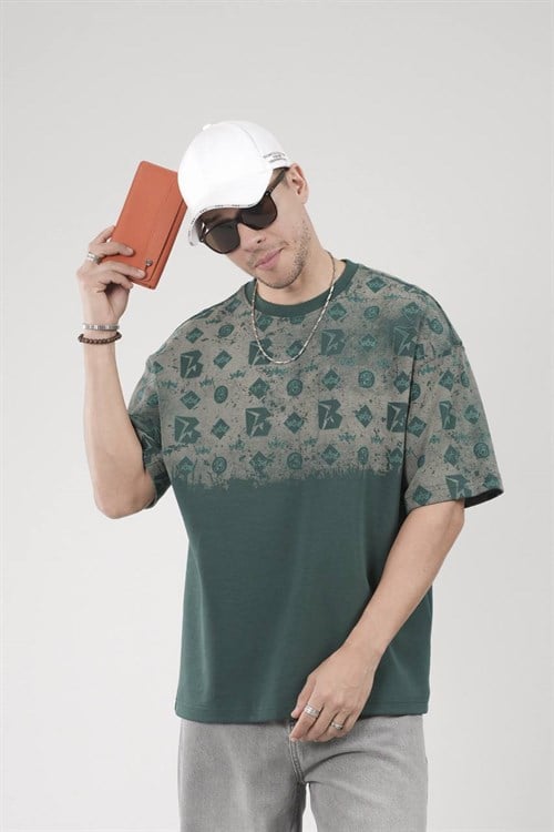 Wholesale Mens Green T-Shirt