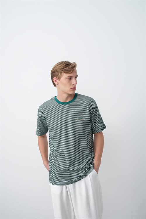 Wholesale Mens Green T-Shirt