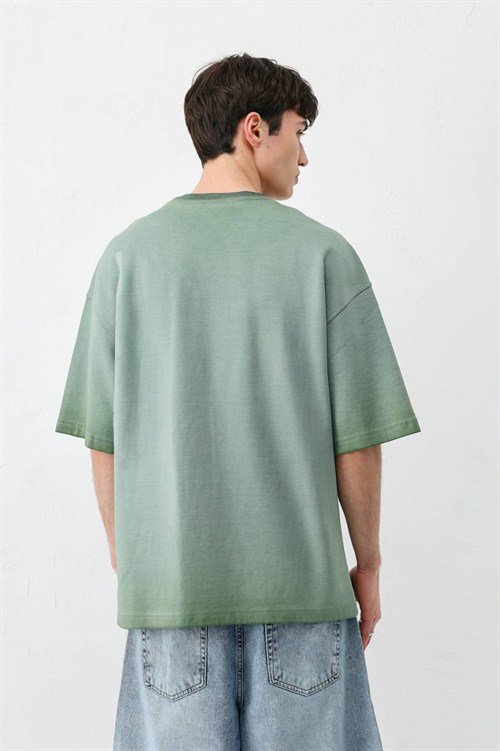 Wholesale Mens Green T-Shirt
