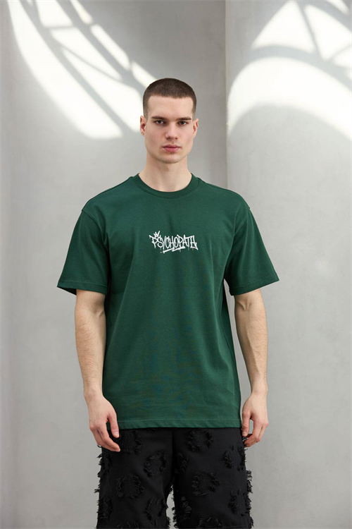 Wholesale Mens Green T-Shirt