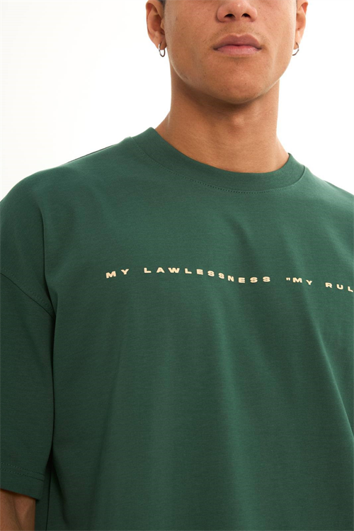 Wholesale Mens Green T-Shirt