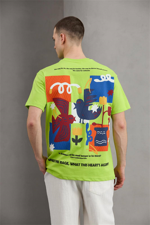 Wholesale Mens Green T-Shirt