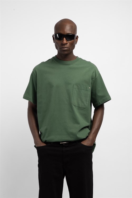 Wholesale Mens Green T-shirt