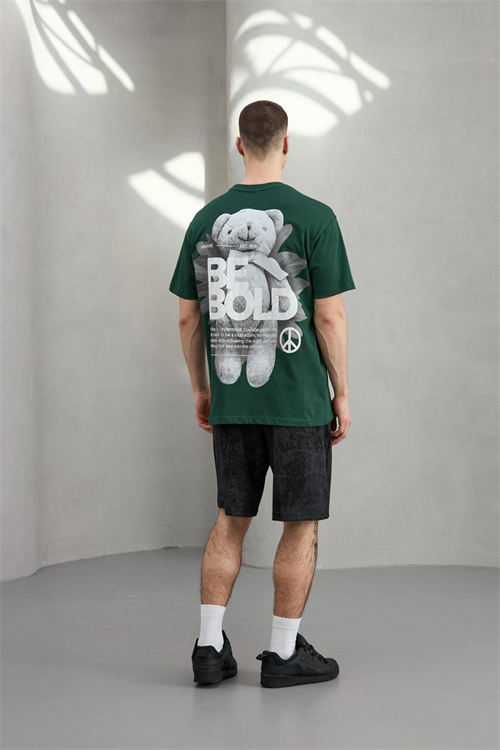 Wholesale Mens Green T-Shirt