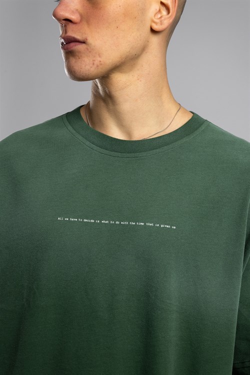 Wholesale Mens Green T-shirt