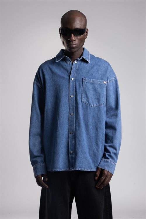 Wholesale Mens Indigo Jean Shirt