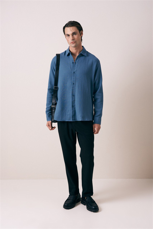 Wholesale Mens Indigo Shirt