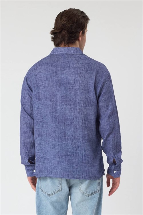 Wholesale Mens Indigo Shirt