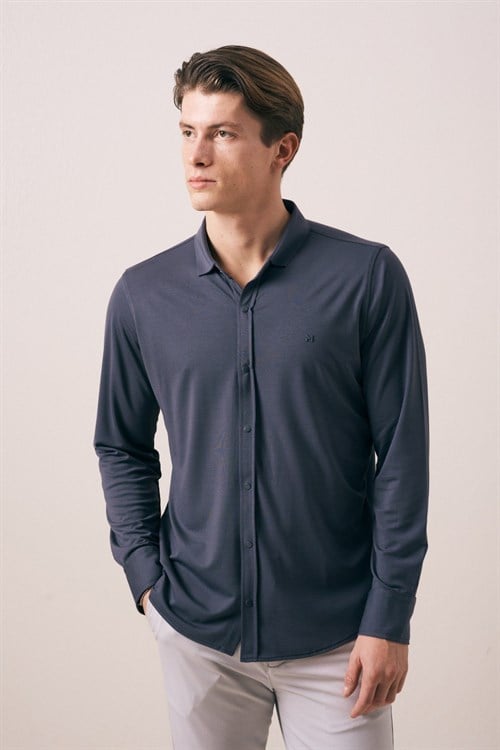 Wholesale Mens Indigo Shirt